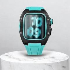 高級 Apple Watchケース - カーボン & Stainless316