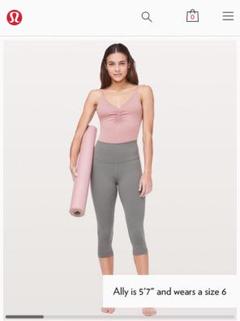 【lululemon】ルルレモン ボディスーツ レオタード サイズ4
