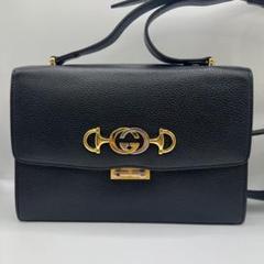 値下げ　美品 希少 GUCCI グッチ ショルダーバッグ ズゥミ ホースビット