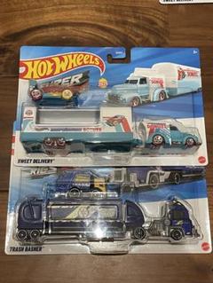 ホットウィール　スーパーリグ　スイートデリバリー　ゴミ収集車