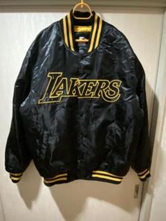 STARTER Lakers レイカーズ NBAナイロンジャケット 古着 XL 古着 90s NBA Los Angeles Lakers レイカーズ 2way ナイロン