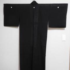 最終価格 夏 着物 黒 喪服 絽 蔦 蔦紋