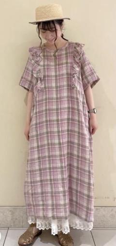 TSUHARU 未使用 森柄総刺繍キャミワンピース - メルカリ
