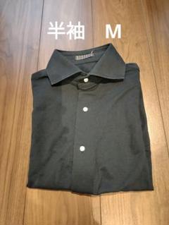 バーニーズニューヨーク 半袖シャツ 紺 M