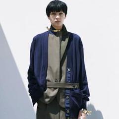 sacai Suiting Knit Cardigan　21AW ドッキング sacai Suiting Knit Cardigan 21AW ドッキング - メルカリ