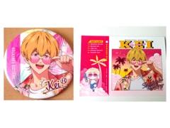 忘却バッテリー ローソン 缶バッジ ブロマイド 要圭 要 圭 2点