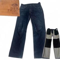 美品　KUSHITANI　EDWIN　ZYLON　パット収納ポケット付き　W32