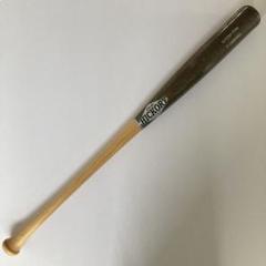 【値下げしました】プロ支給品　NPB 木製バット　巨人43 重信選手 5/15】値下げしました】プロ支給品NPB 木製バット巨人43 重信選手