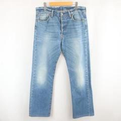 トルコ製 LEVIS 501 USED加工 ヒゲ フェード デニム パンツ 古着