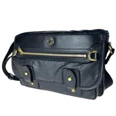 美品 HUNTING WORLD ショルダーバッグ バチュークロス a758