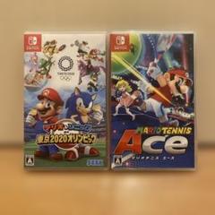 【美品】マリオテニス エース&マリオ&ソニック ATオリンピック セット マリオ&ソニック 東京2020オリンピック】 & 【マリオテニス