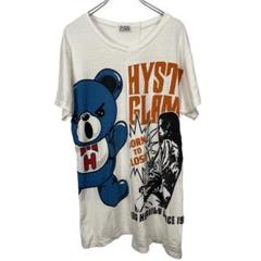 ヒステリックグラマー　ヒスベア　ADIOS Tシャツ　サイズフリー VIXEN GIRLワッペン Tシャツ（Tシャツ/カットソー）｜HYSTERIC