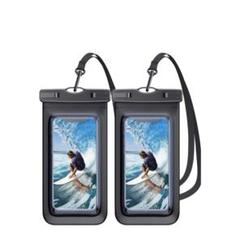 2点入り スマホ 防水ケース IPX8 完全防水 タッチ可能