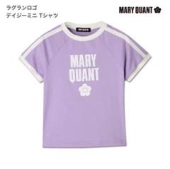 MARY QUANT マリークワント ラグランロゴデイジーミニ Tシャツ