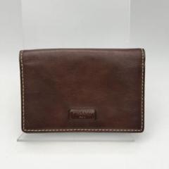 フィガロ　名刺入れ　カードイレ　財布　レザー　ブラウン