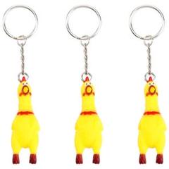 ガーガーチキン キーホルダー 3個 ビックリチキン びっくりチキン