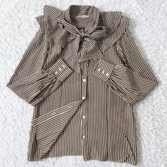 【極美品】セリーヌ シルクボウタイフリルブラウス 20ss エディ期 ランウェイ