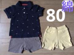 CLASSIC ポロシャツとフタフタショートパンツセット 80