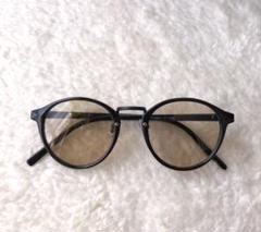 ボストンサングラス ブラック/ライトブラウン 新品 UVカットのサムネイル
