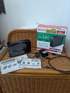 BUFFALO 外付けHDD 2.0TB HD-LC2.0U3-BK