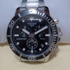 TISSOT ティソ シースター 1000 クロノグラフ 30気圧防水 黒文字盤のサムネイル