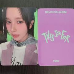 TWICE JYP BDM 予約特典トレカ① ミナ