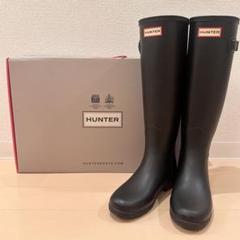 HUNTER 長靴 UK 3 / EU 36 / US 5 黒 HUNTER ブラック長靴 UK 3 / US 5 / EU 36