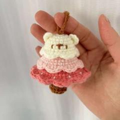 ハンドメイド　かぎ針編み　イエロー　13