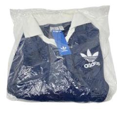 adidas ニット襟付き半袖ワンピース アディダス ワンピース ダークブルー