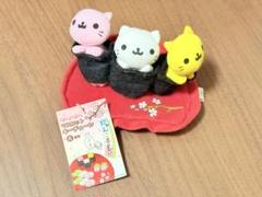 【平成レトロ】にゃんにゃんこ　ぬいぐるみキーホルダー　サンエックス