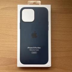 iPhone 13 Pro Max シリコンケース ネイビー　Apple