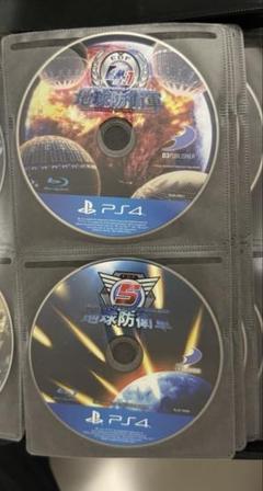【ディスクのみ】PS4 地球防衛軍まとめ売り