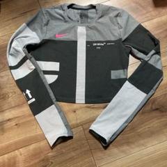 NIKE off-white ランニングトップス　Sサイズ