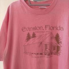 ピンク Tシャツ 古着 ヴィンテージ XL hanes お家のサムネイル