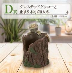 爬虫類&両生類 一番くじ クレステッドゲッコーと止まり木小物入れ d賞 一番くじ爬虫類&両生類 D賞クレステッドゲッコーと止まり木小物