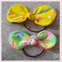 2個セット*リボン風 ヘアゴム ⑧
