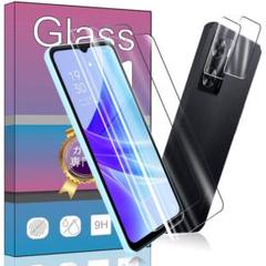★ ガラスフィルム + OPPO A77 4G 対応カメラ強化ガラス保護フィルム
