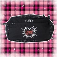 LiSA 武道館グッズ　ボディバッグ LiSA ライブグッズ 〜RiP SERViCE〜 ボディバッグとキーホルダー