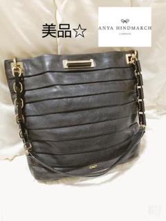 anya hindmarch アニヤハインドマーチ チェーンショルダーバッグ ...