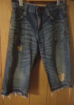 ヒゲ色落ち EDWIN 503 デニム ショートパンツ Jorts