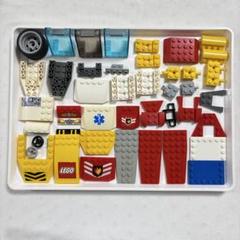 LEGO レゴ　車　ウェッジ　タイヤ　ハンドル　乗り物　パーツ