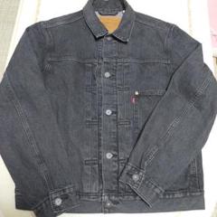 Levi's グレー デニムジャケット3rd 　ウォッシュ加工ライトダメージ加工 IMG_5238-720x720.jpg