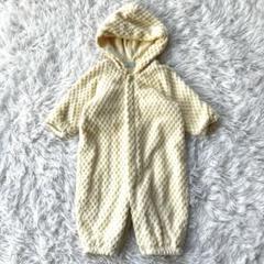 ミキハウス ロンパース ドレス 2way カバーオール アイボリー