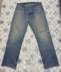 ナイロンフット】 w36 希少 米国 LEVIS 501 ハチマル リーバイス