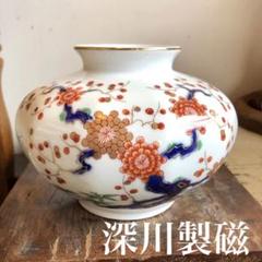 送料込み★深川製磁　飾り壺　置物　40㎝ 45㎝　床の間　花瓶　有田焼 送料込み☆深川製磁 飾り壺 置物 40㎝ 45㎝ 床の間 花瓶 有田焼