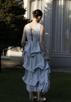 THE TOE Myrtos Frill Onepiece ホワイト S