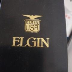 ELGIN クロノグラフ 腕時計 ブラック