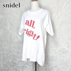 【スナイデル】プリントTシャツ 金子綾 フリーサイズ