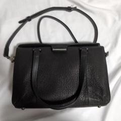 GRES PARIS レザーショルダーバッグ　黒