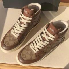 新品　未使用　コーチ　スニーカー　メンズ　8 7.5 41 25.5 シューズ 公式】COACH – コーチ スニーカー メンズ